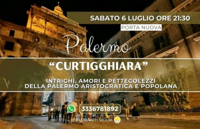 Tour nocturno Palermo “curtigghiara” sábado 6 de julio de 2024