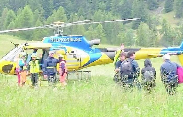 Inundación de Cogne: 499 personas evacuadas en helicóptero