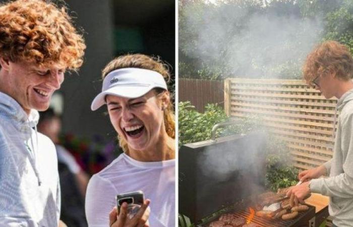 Sinner hoy en Wimbledon ante Hanfmann, las sonrisas con Anna Kalinskaya y la forma desbordante: «No tengo dudas sobre mi cuerpo»