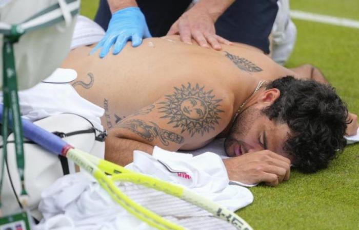 Resultados italianos hoy en Wimbledon 2024: Berrettini gana con Fucsovics a pesar de su lesión en la espalda