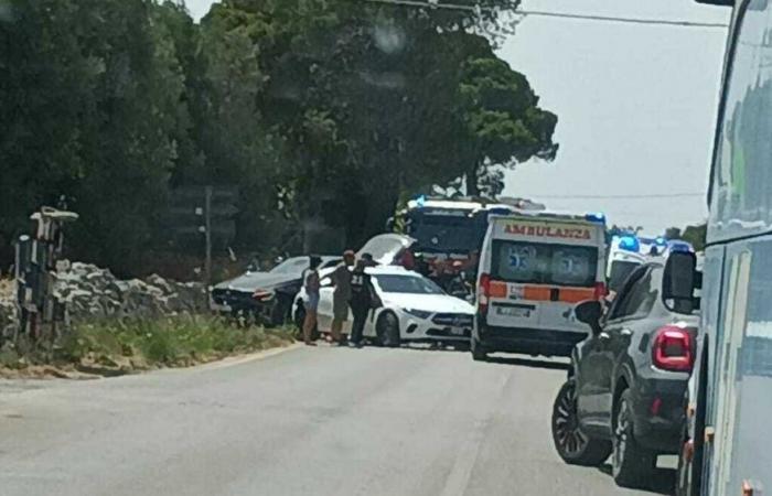 Accidente en carretera provincial: cuatro heridos