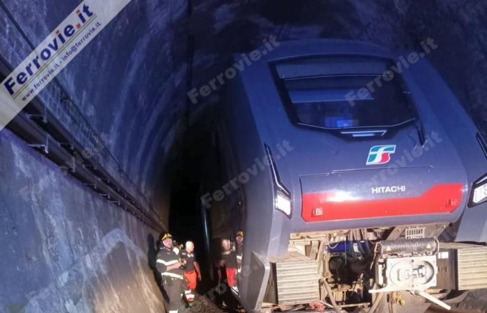 Línea Battipaglia-Reggio Calabria: ejercicio en el túnel de San Donato