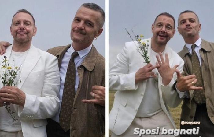 Danilo Bertazzi se casó, las fotos con su marido Roberto Nozza: “Amor es amor”