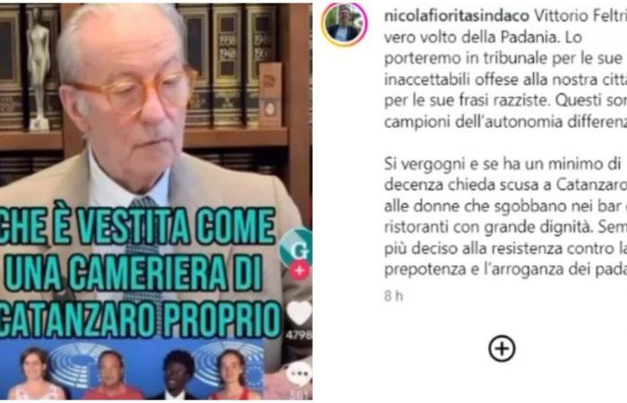 “Salis vestida como una camarera de Catanzaro”, el alcalde de la ciudad calabresa demanda a Vittorio Feltri