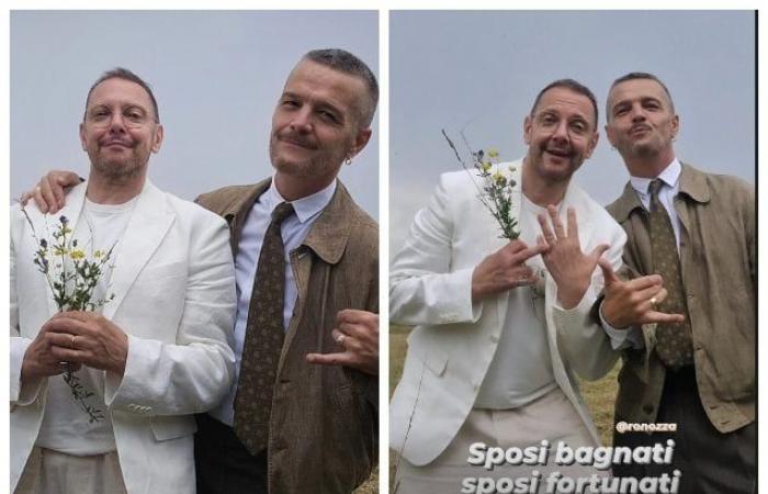 Danilo Bertazzi se casó, las fotos con su marido Roberto Nozza: “Amor es amor”