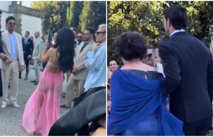 “¿Pero cómo te vistes? Muy fallido, horror”: lluvia de críticas a Giulia De Lellis por su vestido en la boda de Cecilia Rodríguez e Ignazio Moser