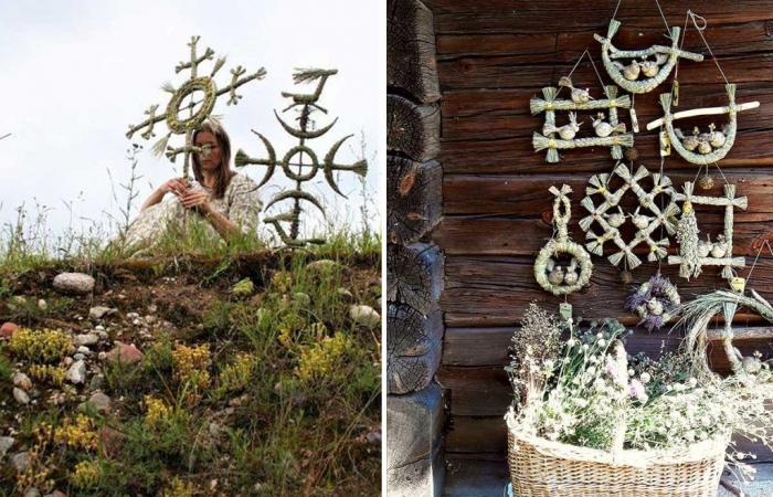 Este artista lituano crea tejidos mágicos y ancestrales con hierbas silvestres que duran hasta 100 años