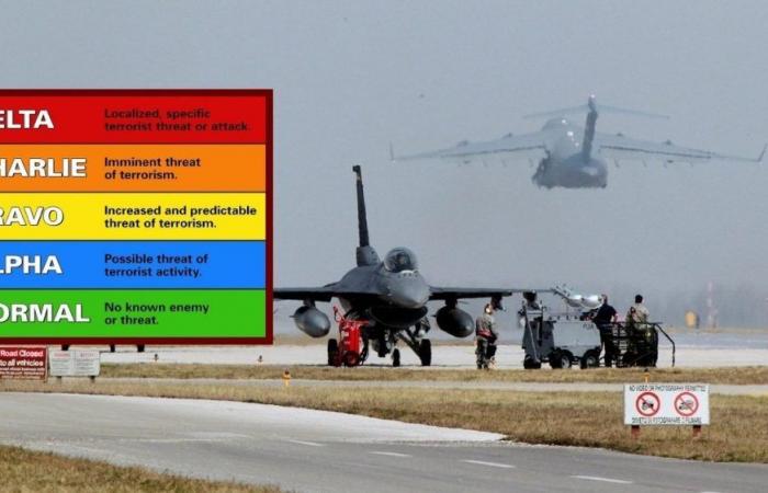 OTAN, Estados Unidos eleva el nivel de alarma en las bases de Europa (incluida Aviano) a “Charlie”: ¿qué significa esto? CNN: «Riesgo de ataque terrorista»