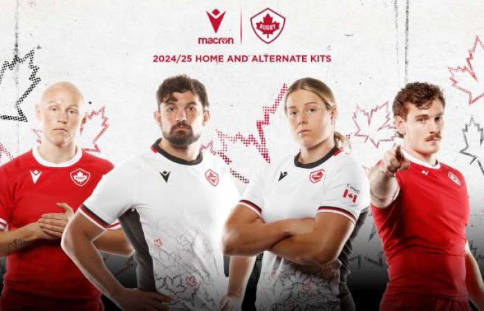 Rugby Canada presenta las camisetas de la nueva temporada deportiva