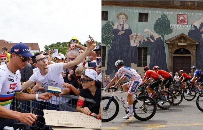 Piacenza y el Tour de Francia, la multitud celebra el inicio de la tercera etapa