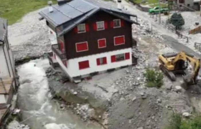 Macugnaga inundaciones daños torrente Tambach