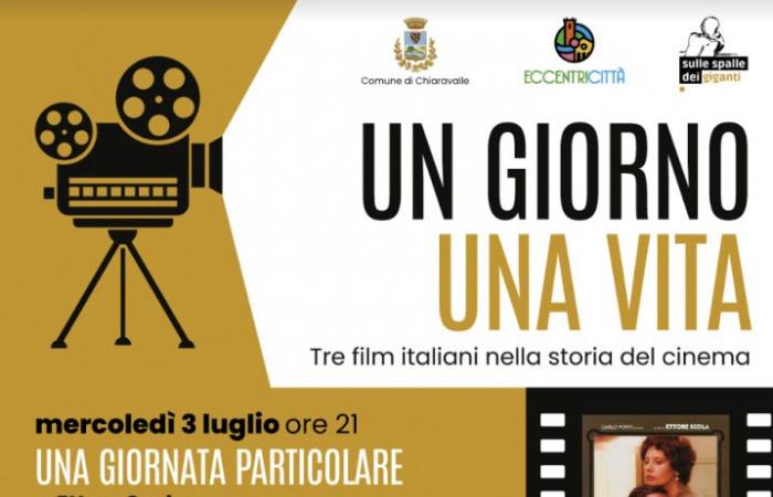 “Un giorno, una vita”, el nuevo festival de cine comisariado por Roberto Ferretti a partir del 3 de julio en Chiaravalle. programa completo