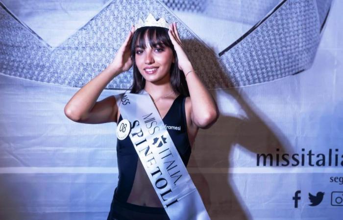 Irene Boschi, de Macerata, de 18 años, gana el título de Miss Spinetoli
