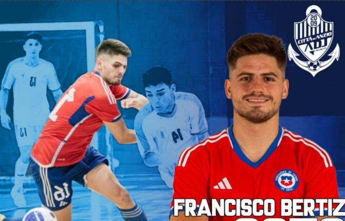 Futsal – El Ayuntamiento de Anzio Adj oficializa la compra del chileno Francisco Betiz Soto