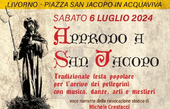Fiesta popular “Approdo a San Jacopo” por la llegada de los peregrinos