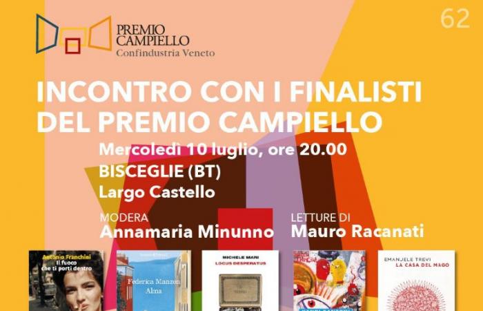 Los finalistas del Premio Campiello pasan por Bisceglie para los libros del Borgo Antico – La Diretta 1993 Bisceglie News