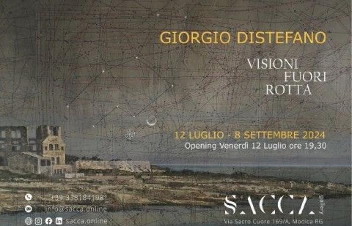 Modica, en la Galería Sacca, la exposición de Giorgio Distefano “Visiones fuera de curso”