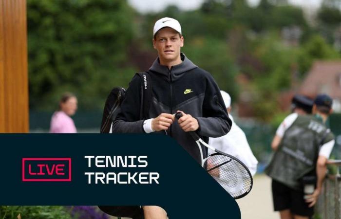 Tennis Tracker – Wimbledon: Sinner, Sonego y Berrettini por delante, Arnaldi fuera con Tiafoe