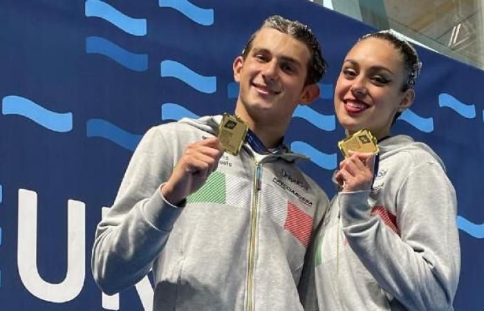 Campeonato de Europa junior de natación artística. Marchetti y Minak sorprendentes: llega el oro