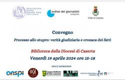 Juicio por violación, conferencia de Adgi Caserta y la Asociación de Periodistas de Campania para el conocimiento, la correcta comprensión y narración de los delitos sexuales