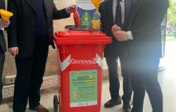 También llegan a Génova los contenedores de residuos dedicados al reciclaje del aceite usado