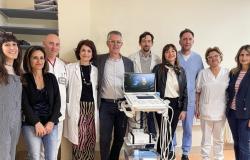 El corazón de la empresa Gatteo que dona un moderno ecógrafo portátil a Bufalini Radiología