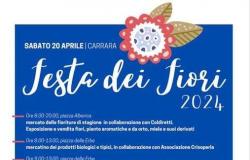 Sábado 20 de abril en el centro histórico de Carrara los colores y aromas de la Fiesta de las Flores