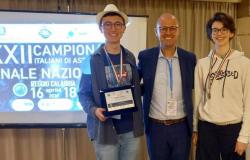 Matteo Tivan (Escuela Secundaria Científica de Cuneo) se confirma campeón nacional de astronomía