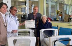Viterbo, la familia Basili dona dos cunas para recién nacidos al servicio de pediatría de Belcolle en memoria de María y Silvia
