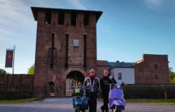 En Vespa por los Apeninos: la aventura de Renato Cortesi y Claudio Moroni comienza en Legnano