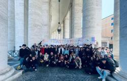 También la Itts Volta de Perugia en el Vaticano para el encuentro de la Red de Escuelas de Paz con el Papa