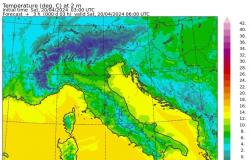 Tiempo, temperaturas mínimas hoy: 0°C en Benevento