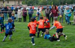 Más de 200 niños protagonistas del evento de Rugby de Alto Garda: “Un día de deporte y amistad”