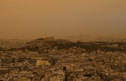 El vídeo de la nube de polvo naranja que llenó el cielo de Atenas