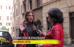 Esta noche en Striscia, patrocinó Francesca Fagnani “Belva”. Las imágenes de la bomba que clavan al periodista-influencer