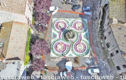 San Pellegrino in fiore toma forma, comienza el trazado de las plazas