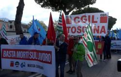 Huelga de mármol: miles de personas marchan en Carrara “por la dignidad de los trabajadores”