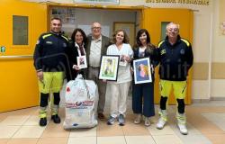 Donación de juegos y libros para niños hospitalizados en oncohematología pediátrica en Rímini