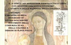 Savona, una exposición sobre Nuestra Señora de la Columna en el Archivo Histórico