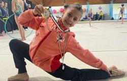 la atleta de ASD Gym Art destacada en el campeonato Ld Plata. Foto