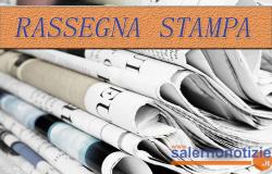 Revista de prensa: las portadas de los periódicos de Salerno el 26 de abril