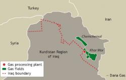 Ataque con drones a pozos de gas natural en Kurdistán
