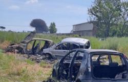 Giugliano, la intervención de la policía local retiró 7 coches “canibalizados”
