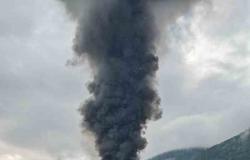 Nube de humo sobre Bolzano: bomberos en el lugar | La Gazzetta delle Valli