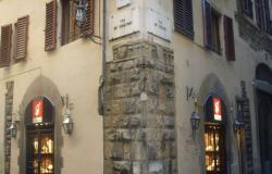 Florencia, el propietario desfigura una columna de la época de Dante aplicándole una caja de metal