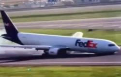 Türkiye, el espectacular aterrizaje de emergencia de un Boeing 763 de FedEx