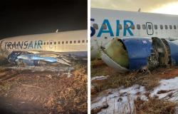 Un avión Boeing 737 se estrella en Senegal fuera de la pista del aeropuerto de Dakar durante el despegue: heridos graves