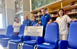 Sassari, dona 5 sillas de lactancia a la Neonatología del Aou
