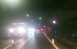 Accidente mortal en el túnel de Limina: vía cortada al tráfico