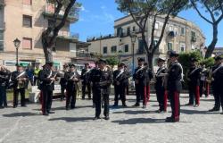 La Fanfarria del X Regimiento de Carabinieri de Campania actúa en San Giorgio a Cremano